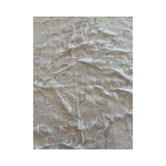 BRAND NEW With Tags - Gap Silver Grey Burnout Pattern Top - Picture 3 of 4